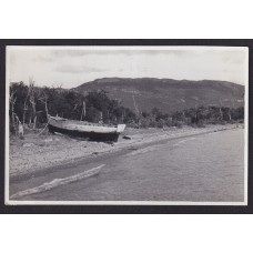 USHUAIA 1965 FOTO TAMAÑO TARJETA POSTAL LAGO ROCA